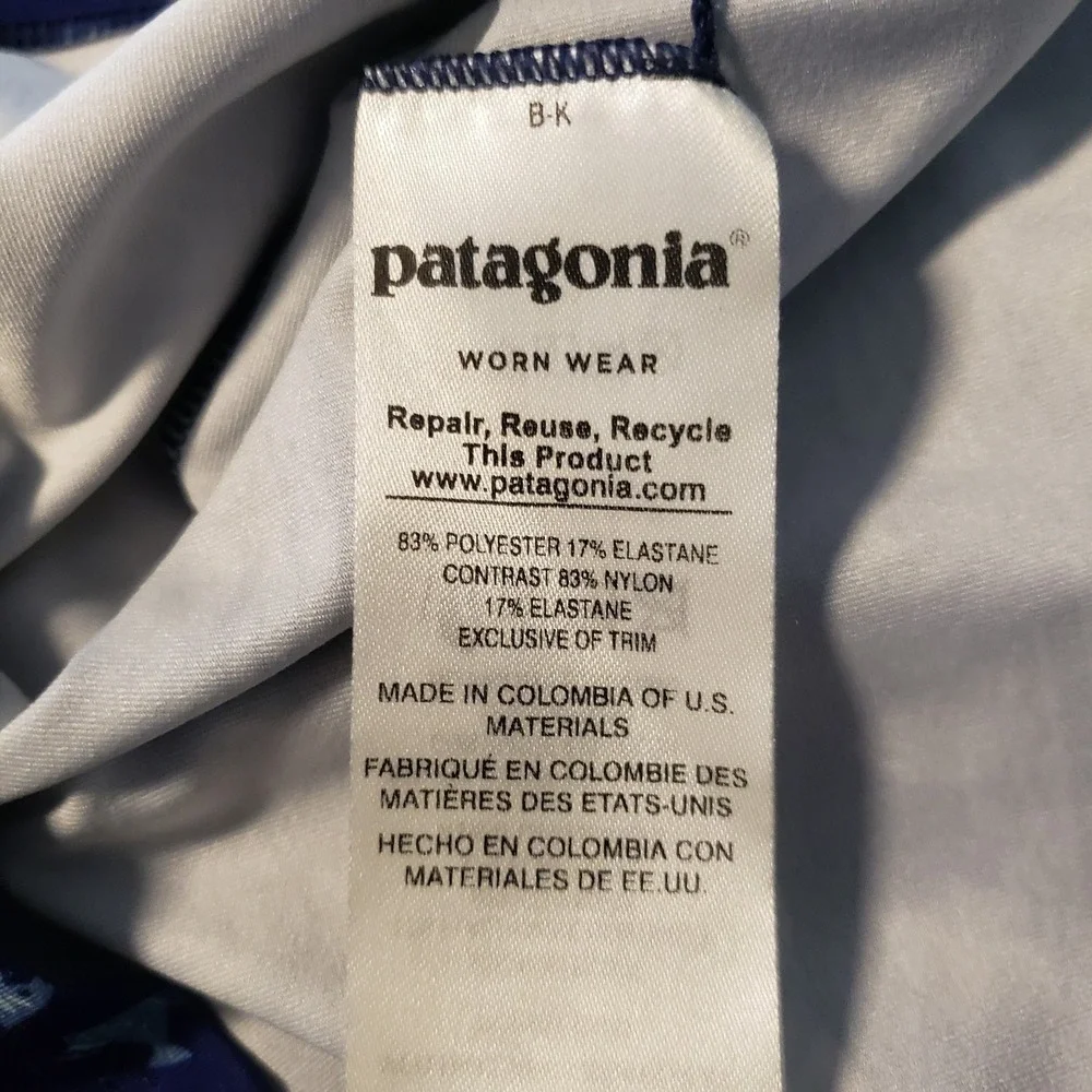 Patagonia Baby Little Sol Rashguard Swim Shirt SIZE 5T UPF‎ 50 Beach Unisex Fish